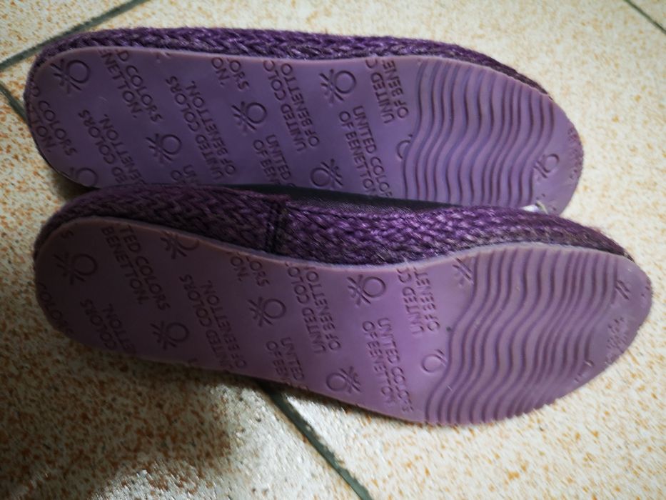 Sabrinas roxas e lilás da Benetton, N°33 - NOVAS!