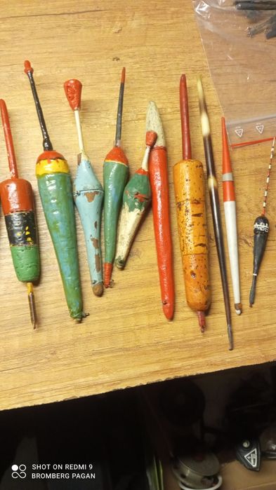 Retro stare spławiki wędkarskie