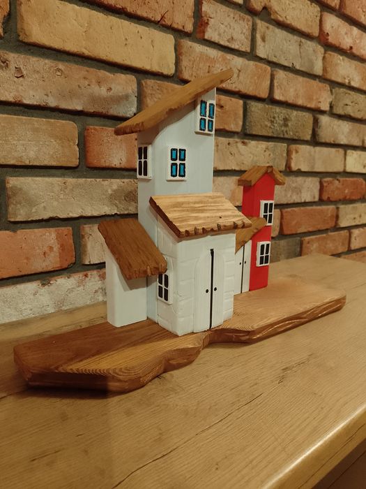 Domek drewniany dekoracja