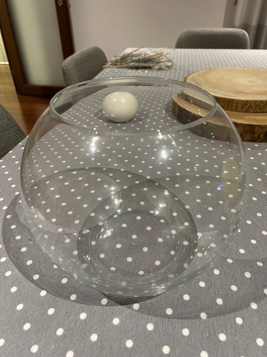 Aquário redondo (para decoração)