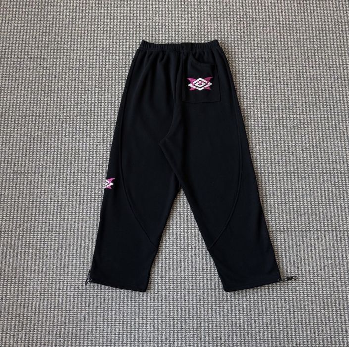 Штани MERTRA x Umbro Warm Up Joggers (Black/Grey]