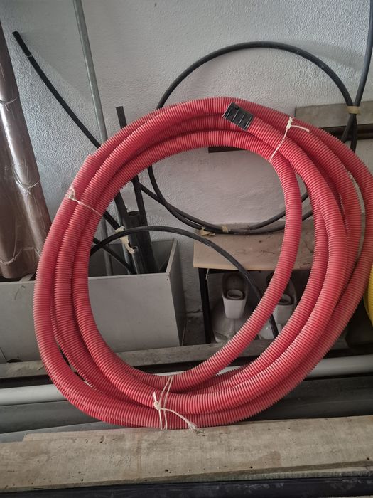 Tubo corrugado vermelho 63mm