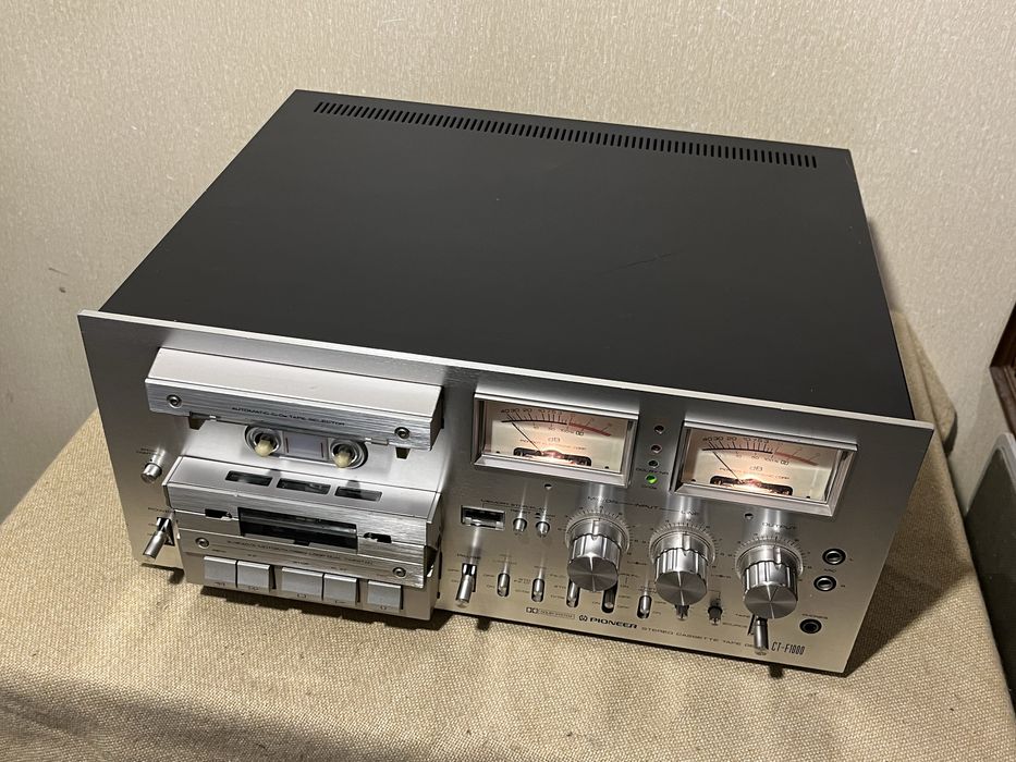 Топовая HI-END кассетная дека PIONEER CT-F1000 (3 головки/2 тонвала