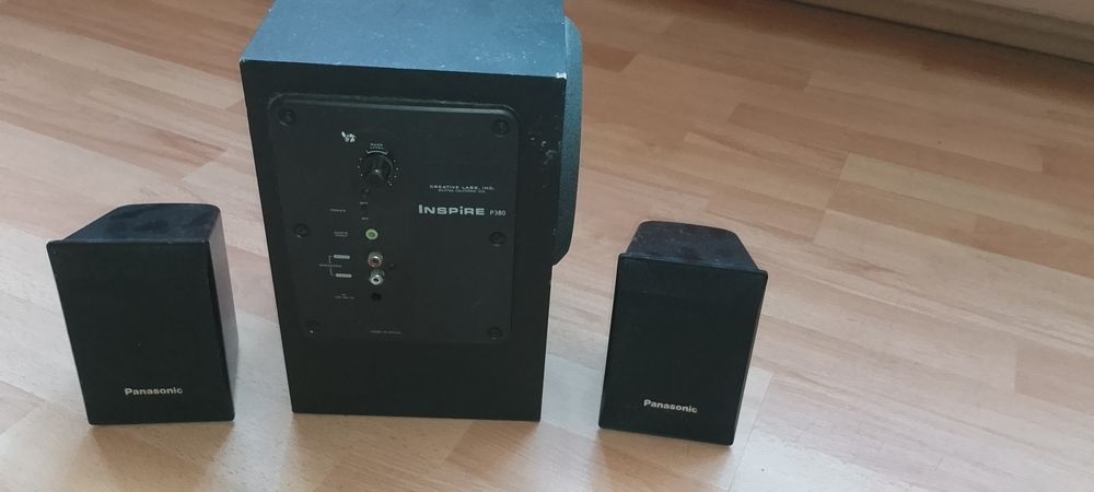 Subwoofer Creative+głośniki  Panasonic