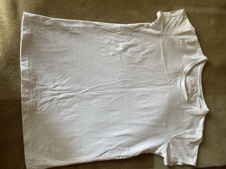 Bluzka biala bawelniana