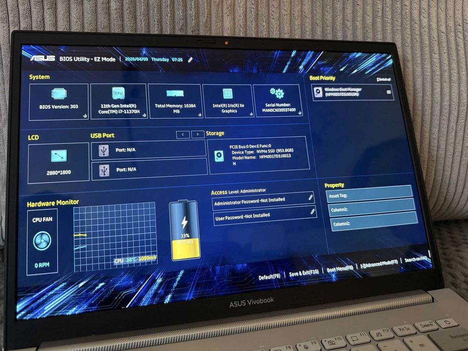ASUS Vivobook Pro 14X OLED N7400PC-KM010R - Srebrny