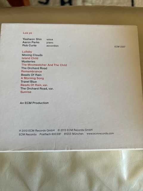 Yeahwon Shin: Lua Ya CD Jazz ECM
