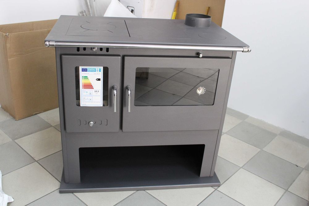 Piec piecyk kuchenny kuchnia na drewno Viki Lux 10,5kW  RATY 0% EKO