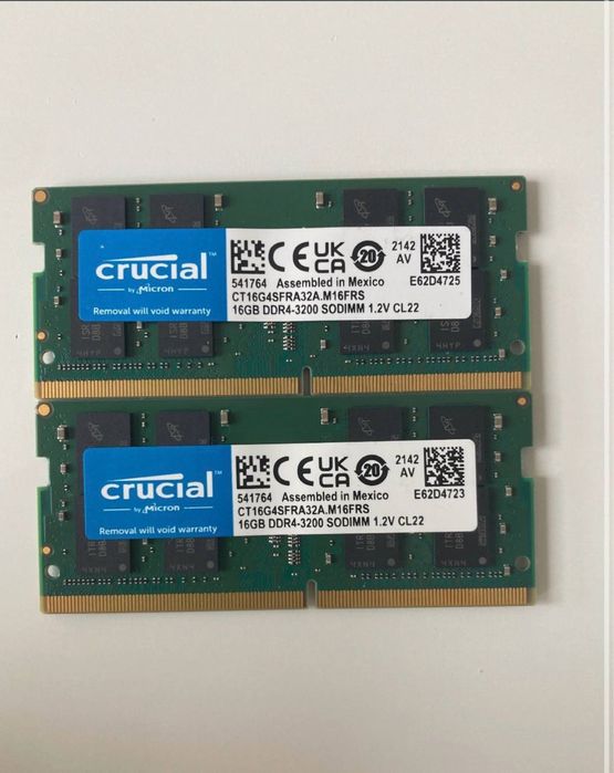 Pamiec RAM DDR4 32 GB, 2x16GB 3200 mhz