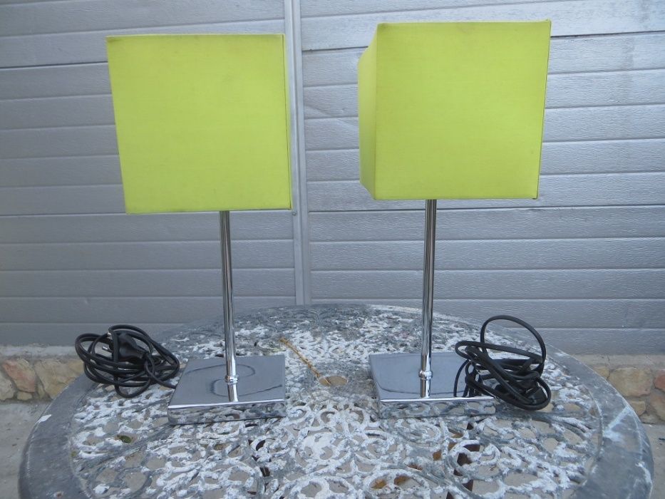 Candeeiro de Tecto + 2 Candeeiros de Mesa Cabeceira