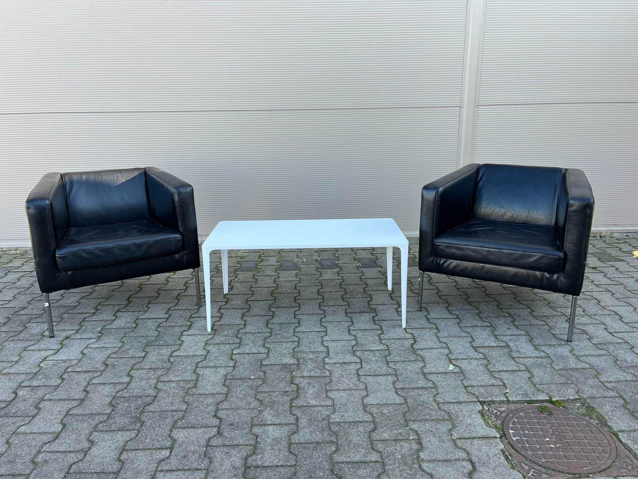 Fotel sk rzany Ikea Klappsta czarny okazja owicz OLX.pl