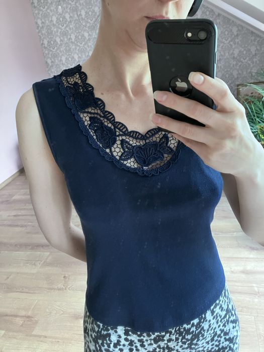 Top z haftem 100% bawelna