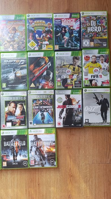 Gry Xbox 360 – wybierz tytuł – sprzedaję pojedynczo