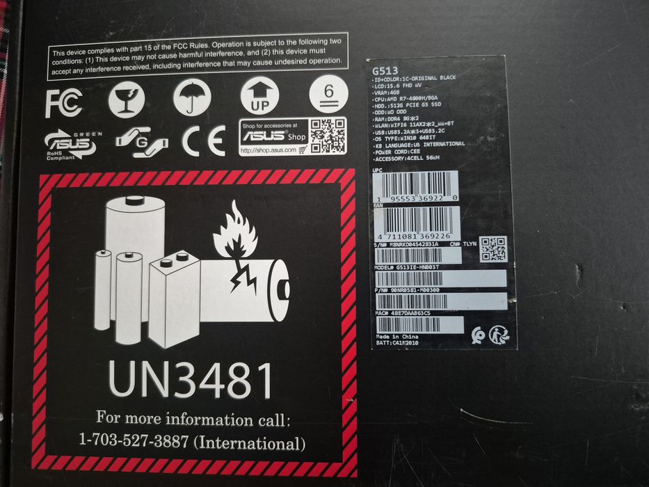 Laptop asus rog strix G513