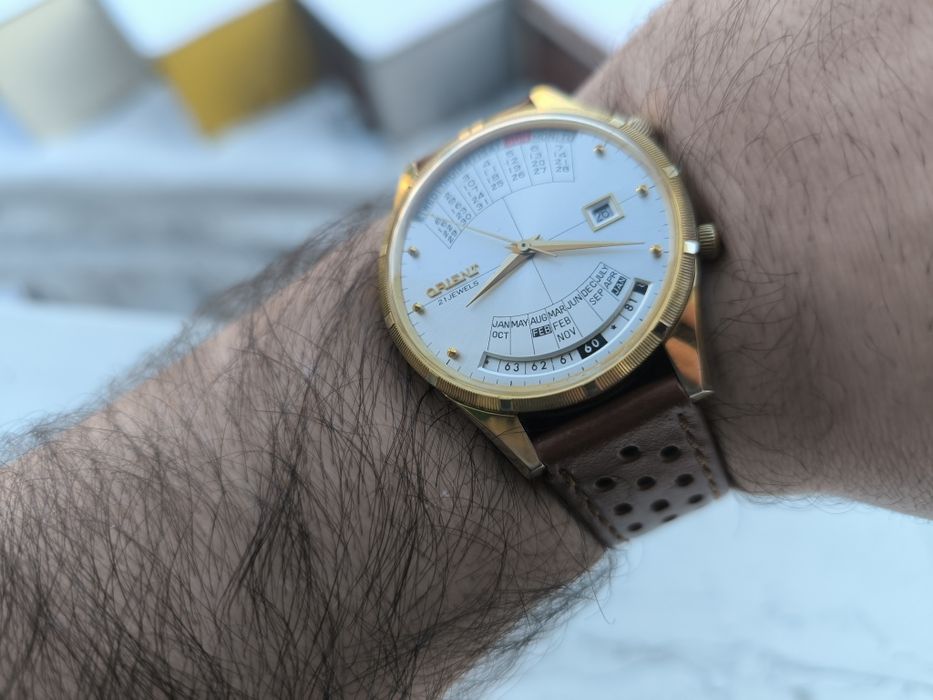 LATA 60 UNIKAT zegarek orient cesarski patelnia królewski multi year