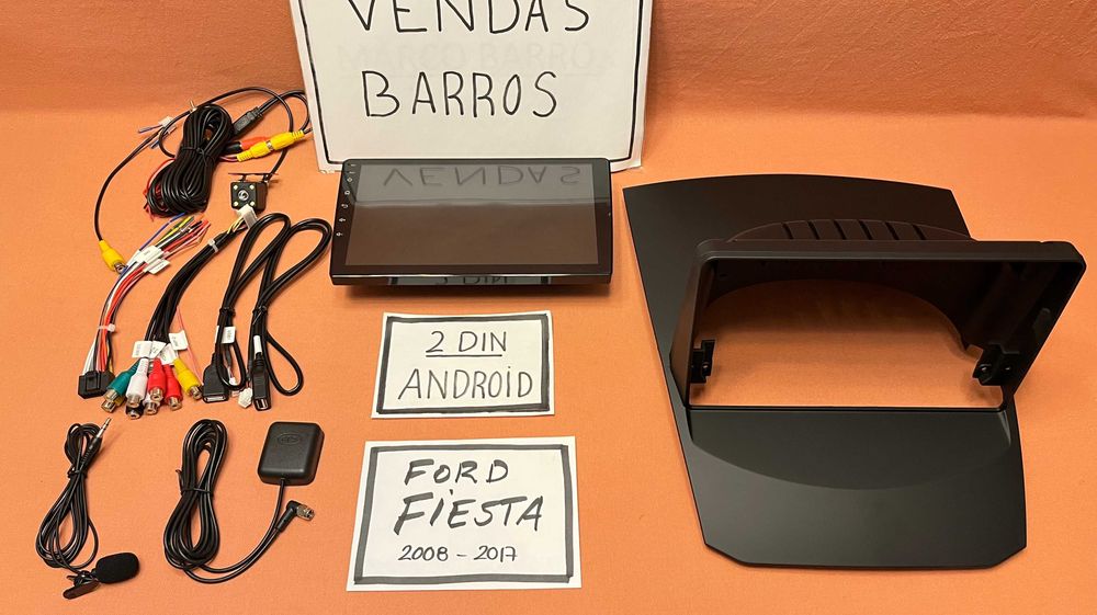(NOVO) Rádio 2DIN • Ford Fiesta (2008 a 2017) MK6 • Android [4+64GB]