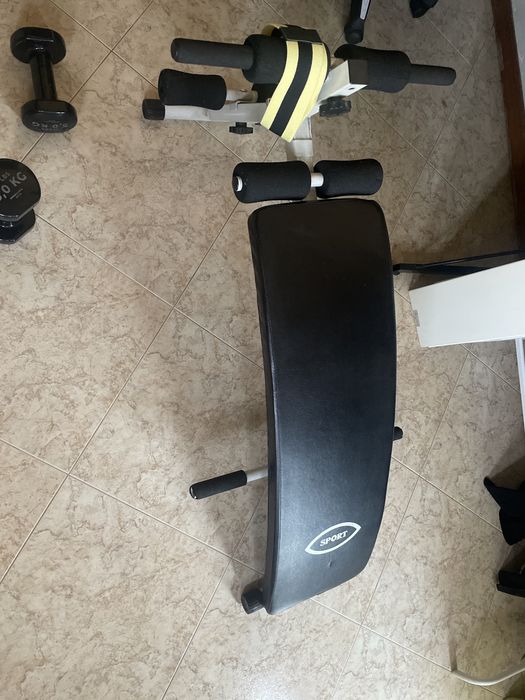 Banco addominal usado