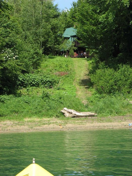 Domek letniskowy nad jeziorem Solina. Cypel. Domek - Słoneczna Solina