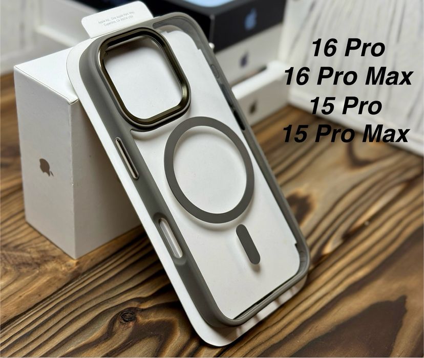 Чехол на IPhone 16 Pro Max Desert MagSafe, 16 Pro black, 16 Pro Grey