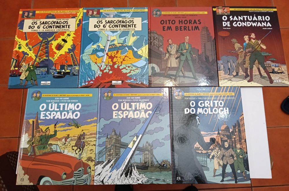 29 Álbuns Blake e Mortimer desde 1964