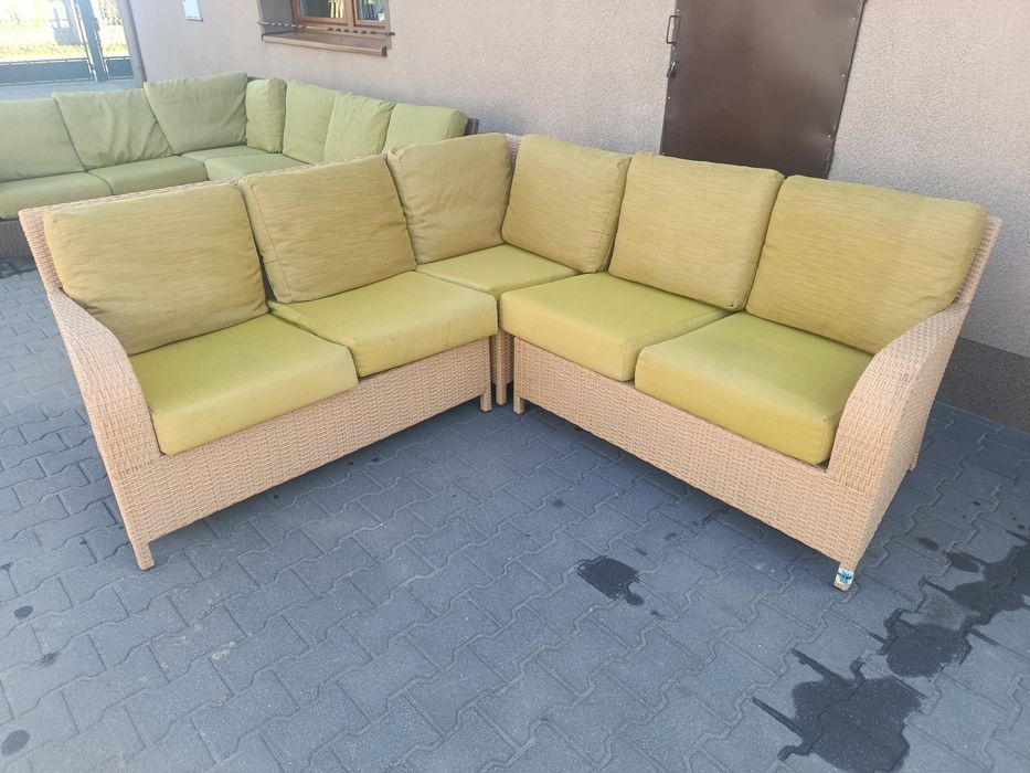 Meble ogrodowe narożnik ogrodowy 200x200 mocny solidny poduszki