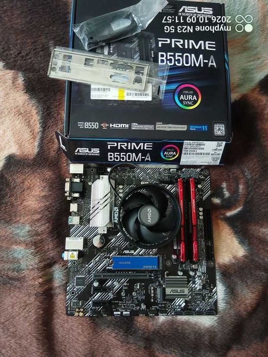 Ryzen 7 5700X +płyta Asus Prime B550M-A