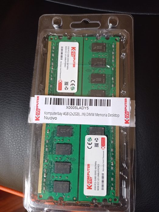 Memórias DDR2 2x2GB - 667 MHz