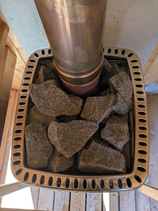 Wood sauna 6 seat, harvia