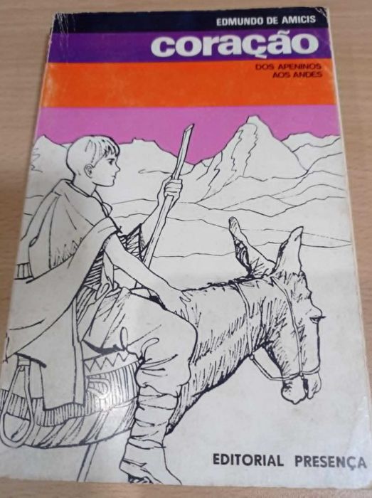 vendo livro coração dos apeninos aos andes