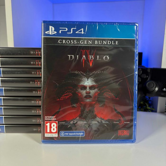 Гра Sony PlayStation 4 5 Diablo IV Нова Гра Діабло 4 Плейстейшен 4 5 ігри PS4 асортимент пс4