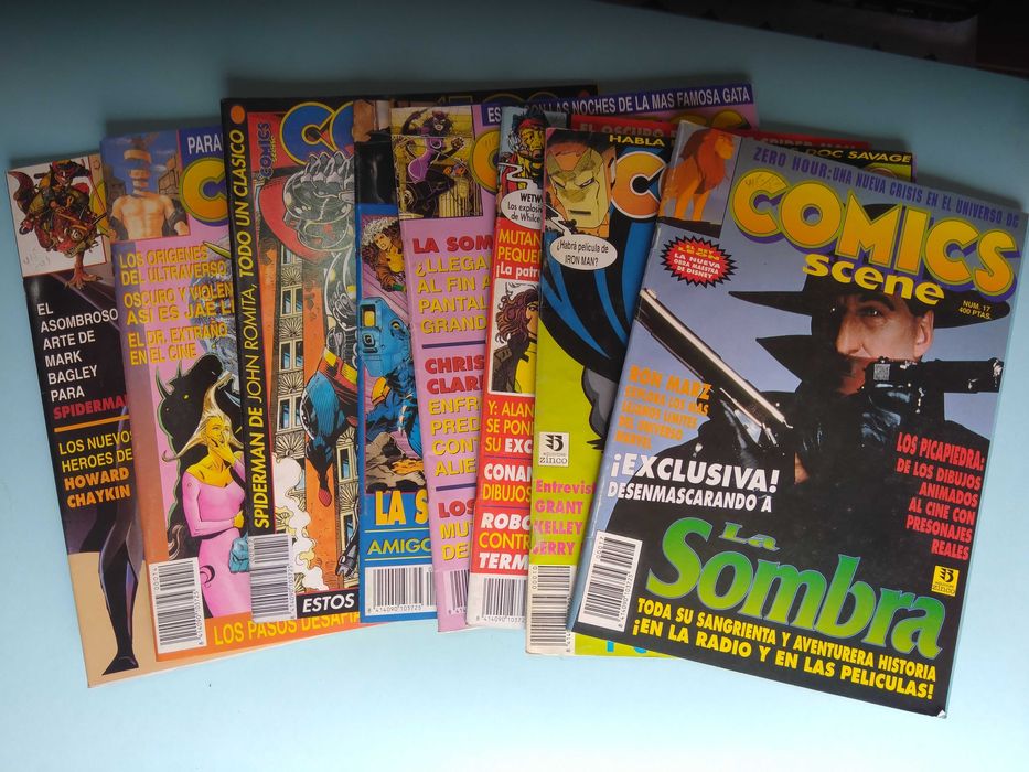 COMICS SCENE - Edição americana / espanhola - 10 exemplares.