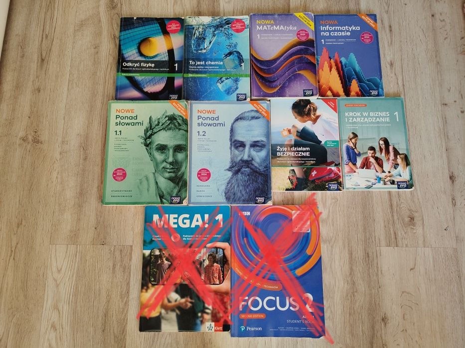 Podręczniki do I klasy techinkum
