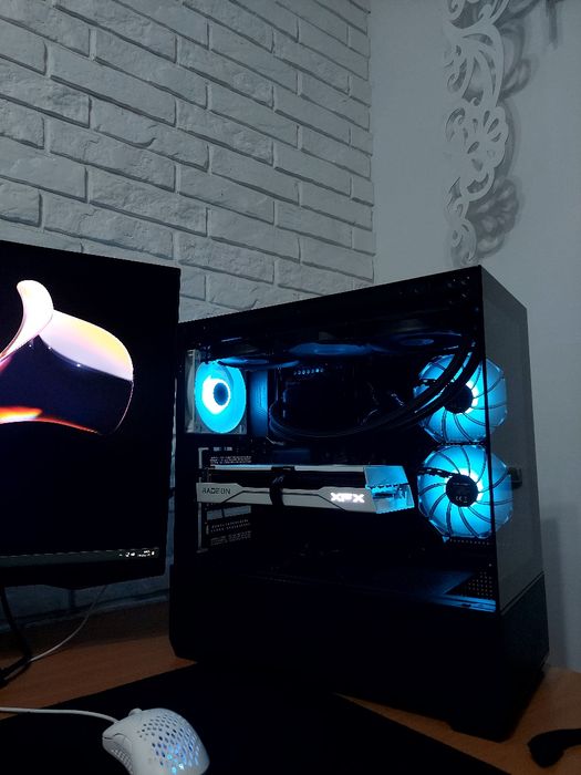 Komputer+Monitor 27" 180hz|Rx 9060 XT 16gb, Ryzen 7700,  32Gb DDR5