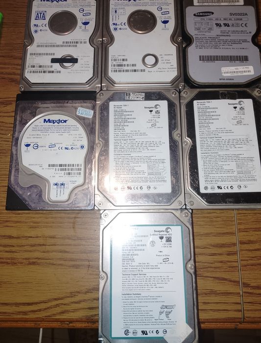 Sprzedam 7 dysków twardych