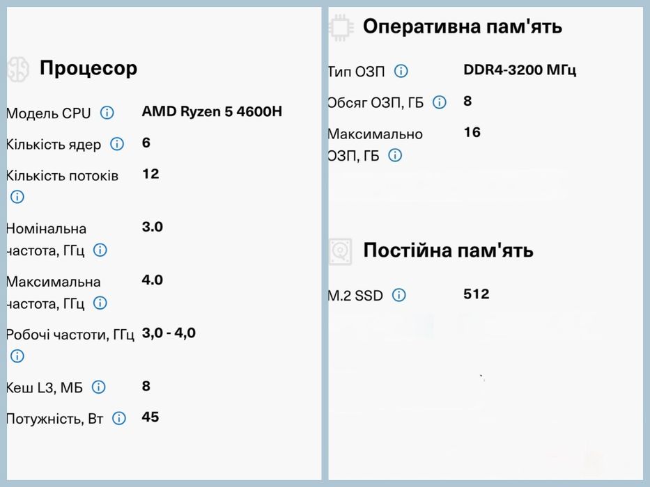 Ноутбук ігровий 15.6" Lenovo IdeaPad Gaming 3 (15ARH05)