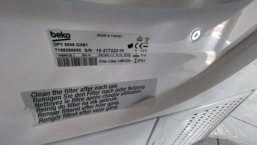 Suszarka Beko DPY8506GXB1