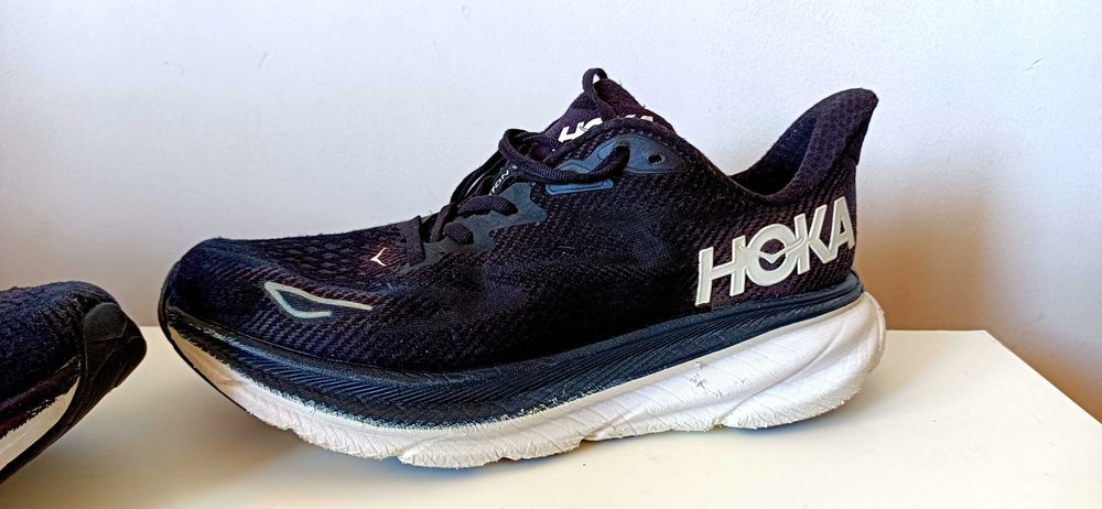HOKA Clifton 9 black white  tanio 119 zł Rzeszów