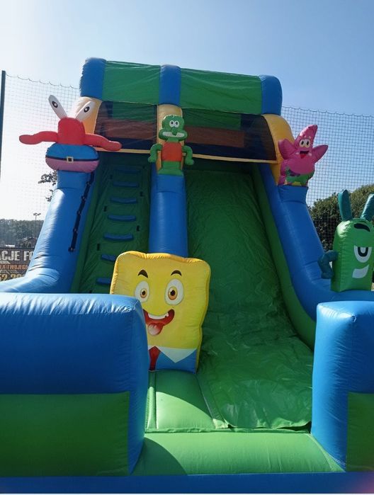 Zjeżdżalnia dmuchana "SpongeBob" - dmuchaniec.  Wynajem