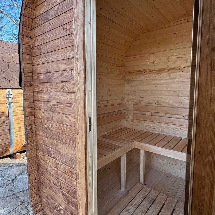 Sauna ogrodowa QUADRO mini 185 cm do samodzielnego montażu