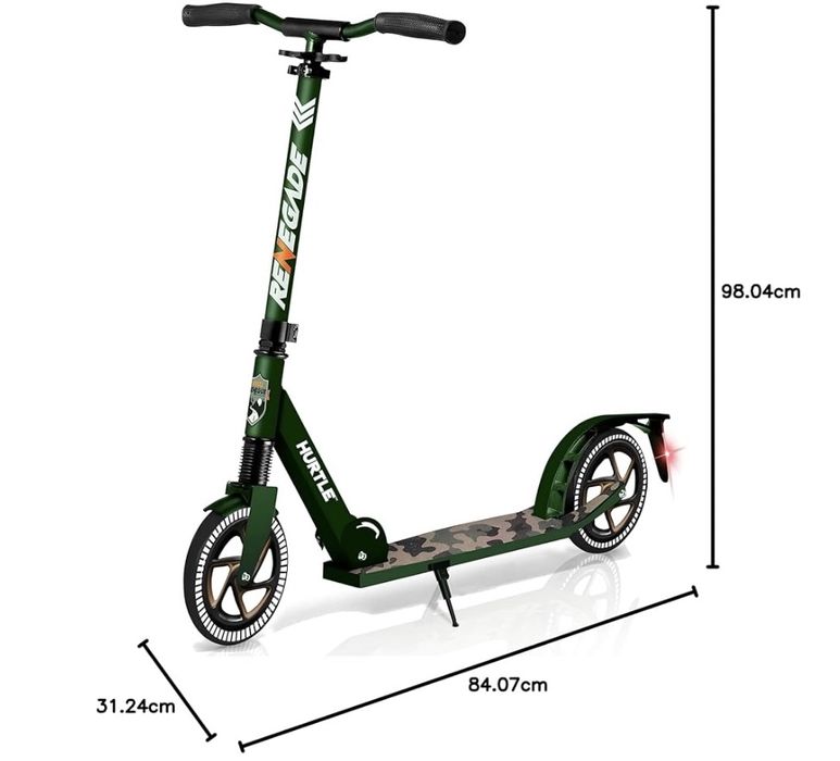 Hurtle Hulajnoga dla nastolatków, hulajnoga typu kick,