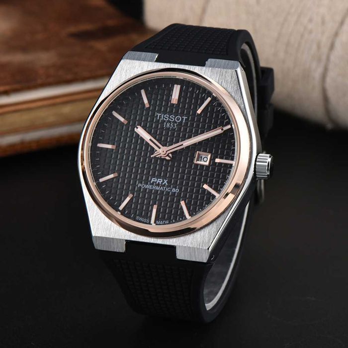 Годинник автоматичний Tissot PRX 35 Powermatic 80 T137.207.11.091.01 rubber