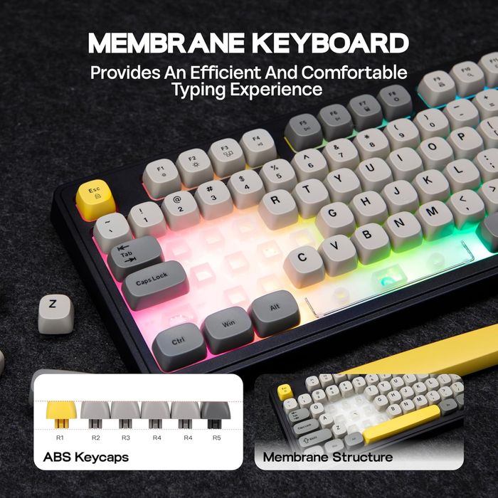 ‼️AJAZZ AF98 Plus бездротова мембранна клавіатура‼️