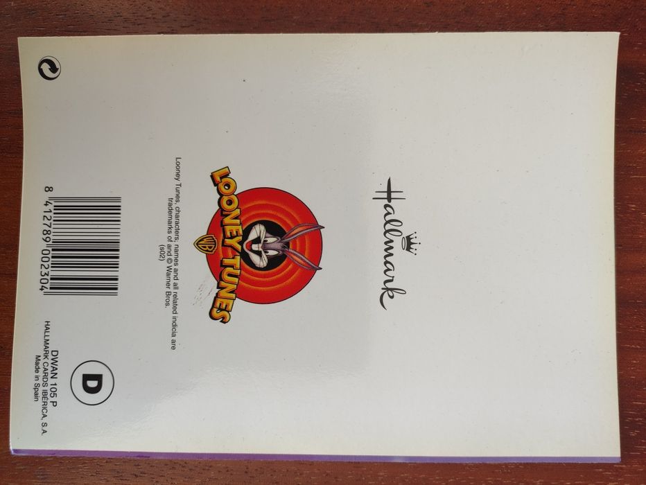 Postal de Natal - Looney Tunes - Novo
