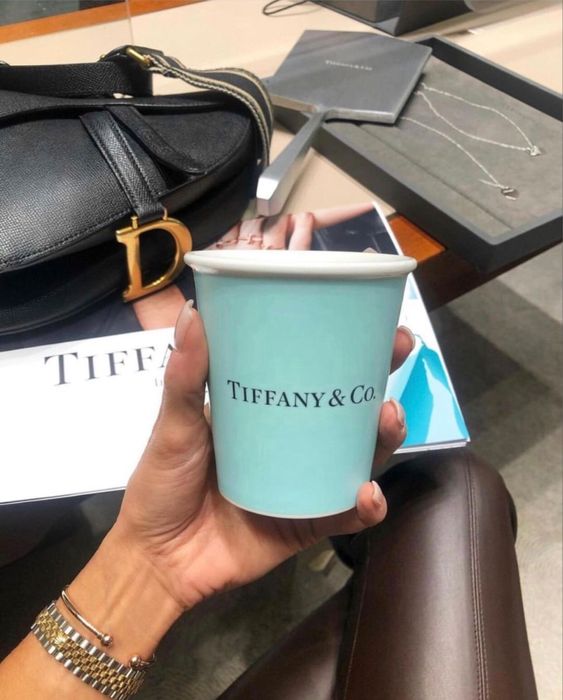 Стильний подарунковий набір стаканів Tiffany&Co.  Чашки, Тіфані