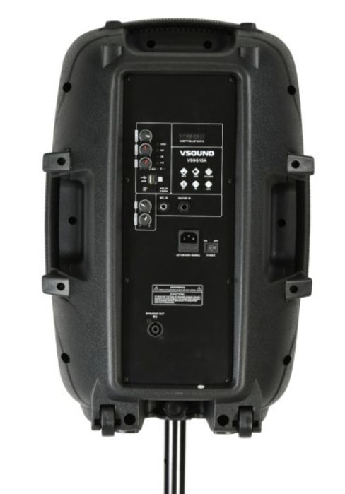 Colunas Ativa e Passiva 2x15 1000W VSOUND