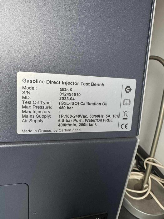 Tester wtryskiwaczy benzynowych - komplet całe wyposażenie