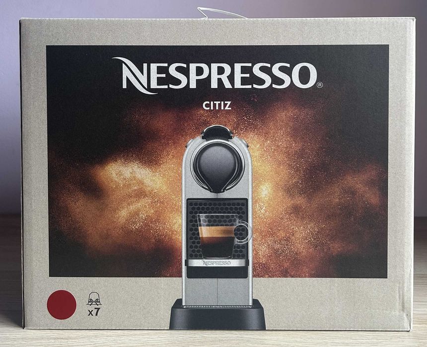 Máquina de café Nespresso Citiz C113 EU vermelha (NOVA)