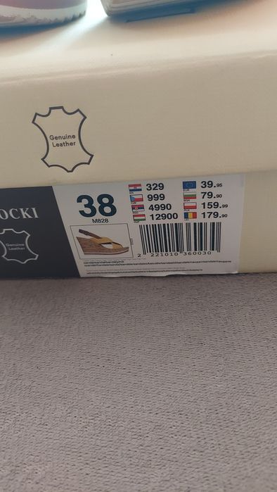 Sandały Lasocki skóra naturalna  38 24.5 cm