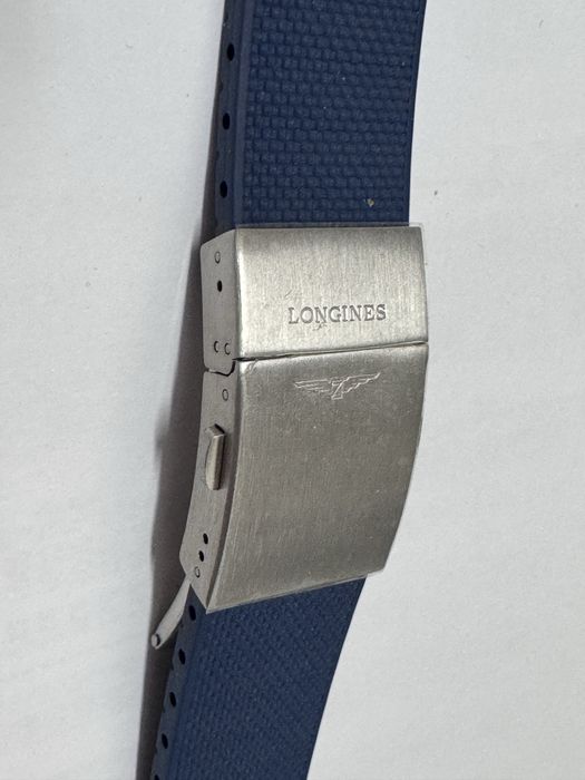 Longines Pasek kauczukowy 21mm granatowy