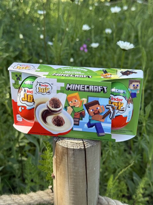Kinder Joy 3x20g Edycja Limitowana Minecraft 12szt box prezent